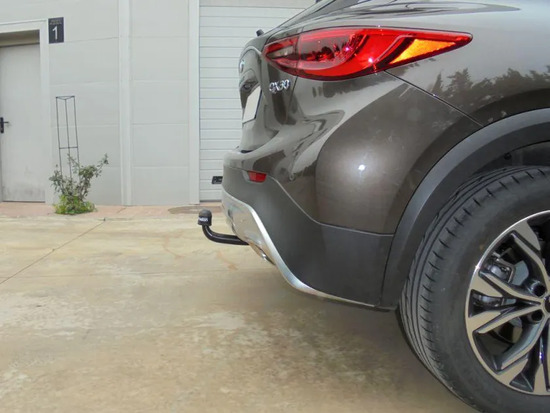 Фаркоп Aragon (быстросъемный крюк, вертикальное крепление) для Infiniti QX30 2015-2019. Артикул E2203AV