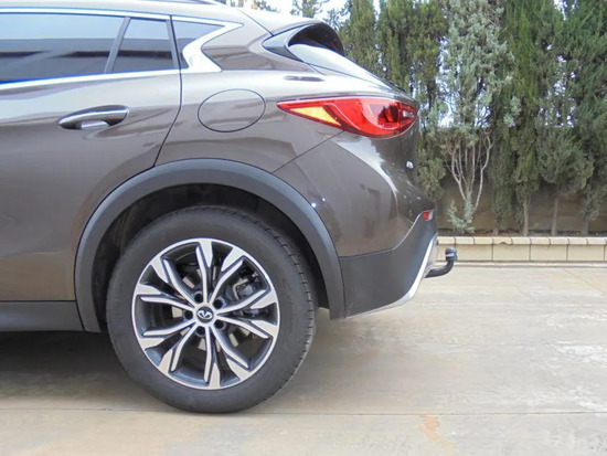 Фаркоп Aragon (быстросъемный крюк, вертикальное крепление) для Infiniti QX30 2015-2019. Артикул E2203AV