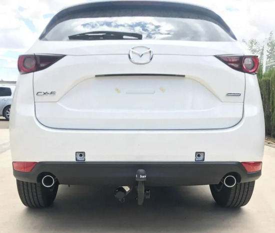Фаркоп Aragon для Mazda CX-5 II 2017-2022 с Adblue. Быстросъемный крюк. Артикул E4009BV