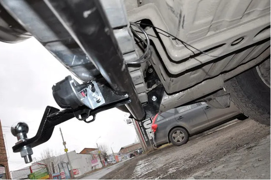Фаркоп Лидер-Плюс для Mitsubishi Pajero IV 2006-2022. Артикул M114-AE