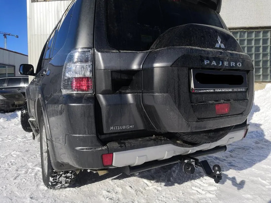 Фаркоп Лидер-Плюс для Mitsubishi Pajero IV 2006-2022. Артикул M114-AE