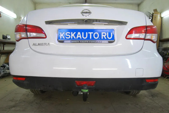 Фаркоп Лидер-Плюс для Nissan Almera G15 седан 2012-2022. Артикул N120-A