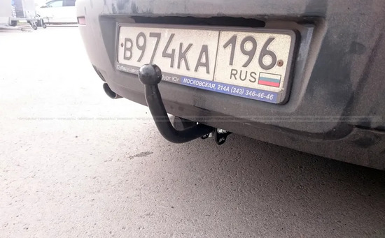 Фаркоп Лидер-Плюс для Mazda 3 I хэтчбек, седан 2004-2008. Артикул M303-A