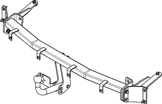 Фаркоп AvtoS для Volkswagen Caddy минивэн, фургон 2004-2020. Артикул VW 21