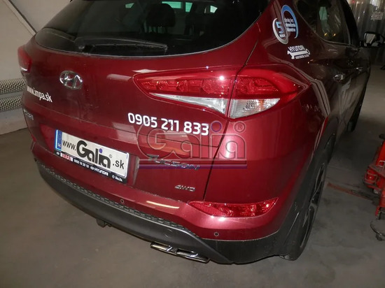Фаркоп Galia оцинкованный для Hyundai Tucson III до рестайлинга 2015-2018. Артикул H095C