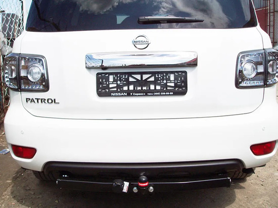 Фаркоп Oris (ранее Bosal) для Nissan Patrol Y62 2010-2022. Фланцевое крепление. Артикул 4369-F