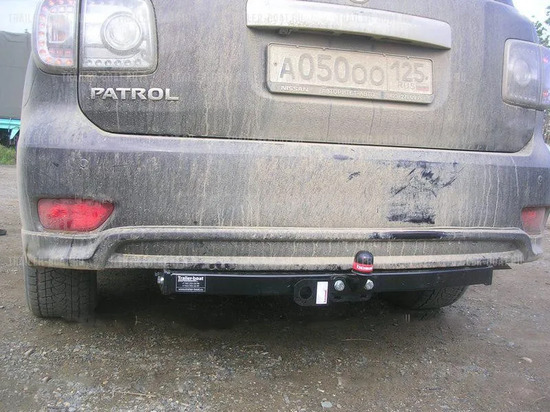 Фаркоп Oris (ранее Bosal) для Nissan Patrol Y62 2010-2022. Фланцевое крепление. Артикул 4369-F