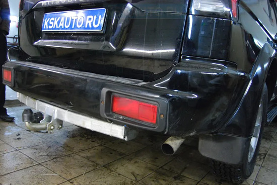 Фаркоп Galia оцинкованный для Mitsubishi Pajero Sport I 1998-2008. Артикул M057A
