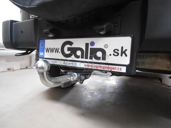 Фаркоп Galia оцинкованный для Jeep Wrangler JK 2007-2018. Быстросъемный крюк. Артикул J008C