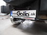 Фаркоп Galia оцинкованный для Jeep Wrangler JK 2007-2018. Быстросъемный крюк. Артикул J008C