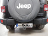 Фаркоп Galia оцинкованный для Jeep Wrangler JK 2007-2018. Быстросъемный крюк. Артикул J008C