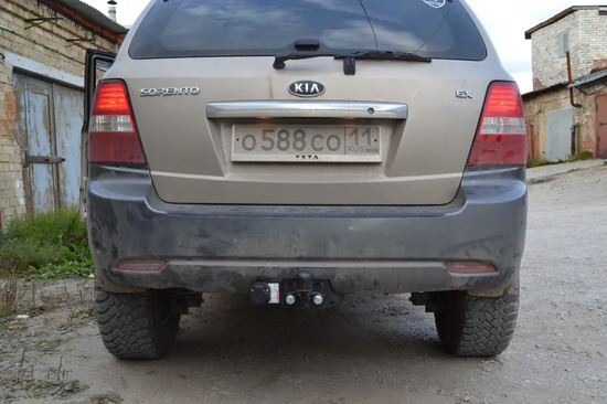 Фаркоп Oris (ранее Bosal) для Kia Sorento 2006-2008 Фланцевое крепление. Артикул 6740-F