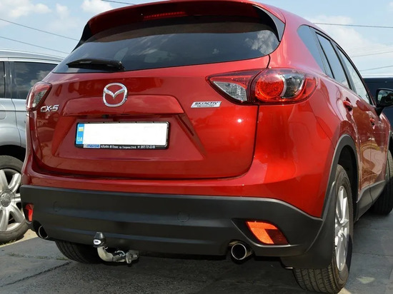 Фаркоп Galia оцинкованный для Mazda CX-5 I 2012-2017. Быстросъемный крюк. Артикул M129C