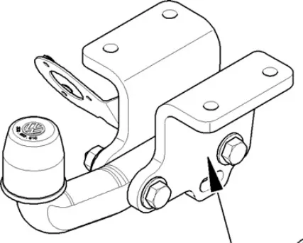 Фаркоп Westfalia для Volkswagen Amarok (со ступенькой) 2010-2022. Артикул 321831600001