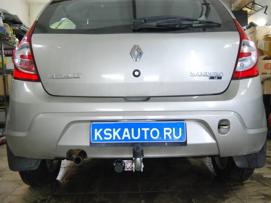 Фаркоп Galia оцинкованный для Renault Sandero Stepway I 2010-2014. Артикул D040A