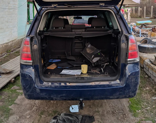 Фаркоп Лидер-Плюс для Opel Zafira B 2005-2012. Артикул O104-A