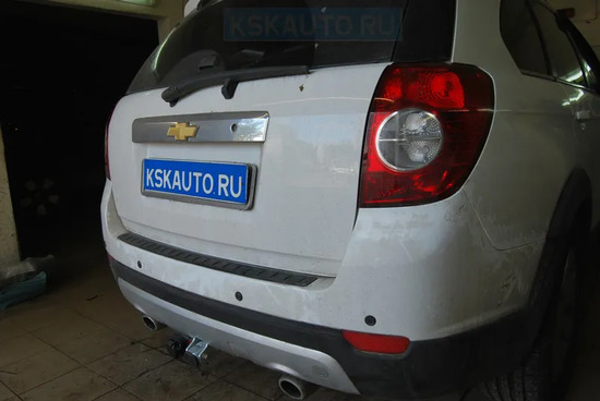 Фаркоп Galia оцинкованный для Chevrolet Captiva 2013-2016. Быстросъемный крюк. Артикул C060C
