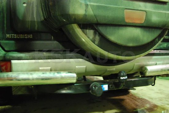 Фаркоп Baltex для Mitsubishi Pajero IV (бензин) 2008-2022. Фланцевое крепление. Артикул MP08