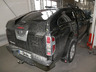 Фаркоп Galia оцинкованный для Nissan Navara D40 2005-2015. Быстросъемный крюк. Артикул N052C