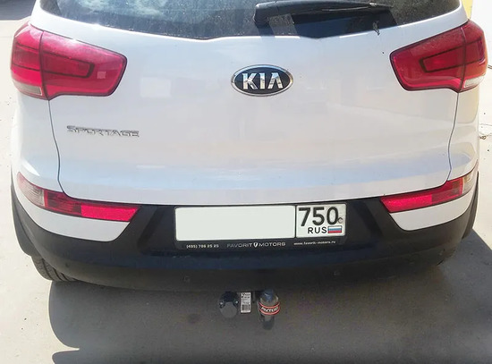 Фаркоп AvtoS для Kia Sportage III 2010-2015. Артикул HY 22