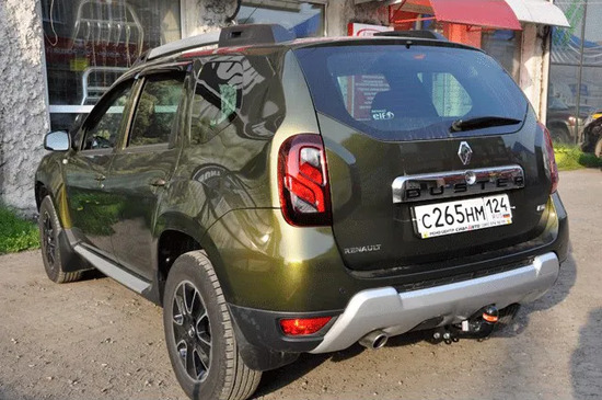 Фаркоп Oris (ранее Bosal) для Renault Duster I рестайлинг 2015-2020. Артикул 4374-A