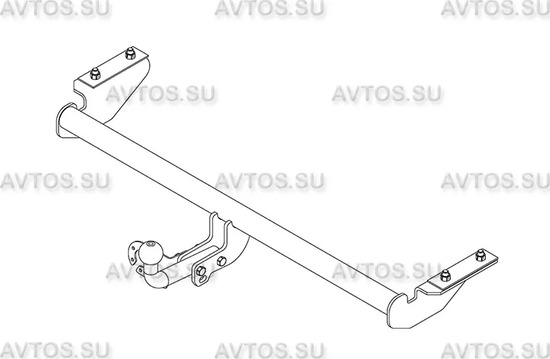 Фаркоп AvtoS для Lada Vesta седан 2015-2022. Артикул VAZ-65