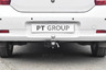 Фаркоп PT Group для Renault Logan II 2014-2022 Седан. Быстросъемный крюк. Артикул 07031501