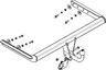 Фаркоп AvtoS для Ford Focus I седан 1998-2004. Артикул FD 02
