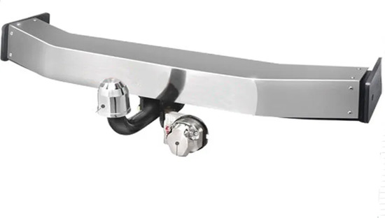 Фаркоп Oris (ранее Bosal) для Toyota Land Cruiser Prado 150 2009-2022 (с декор. пластиной). Артикул 3071-AL