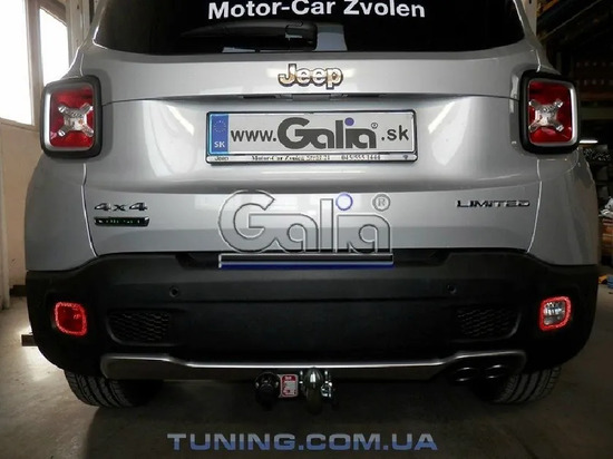 Фаркоп Galia оцинкованный для Jeep Renegade 2014-2022. Артикул J011C