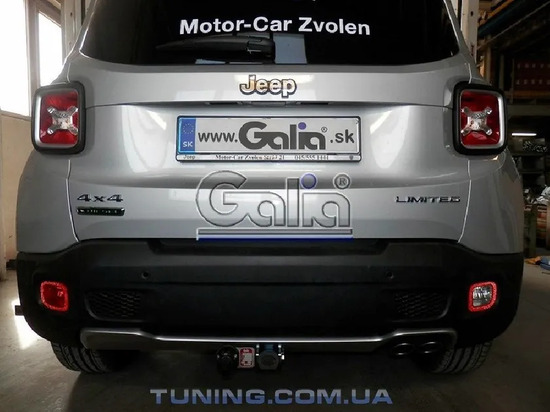Фаркоп Galia оцинкованный для Jeep Renegade 2014-2022. Артикул J011C
