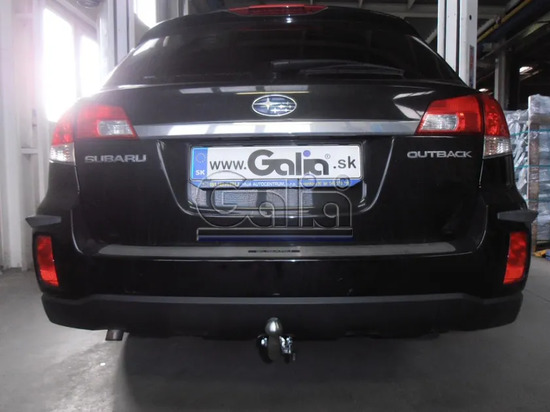 Фаркоп Galia оцинкованный для Subaru Outback IV 2009-2014. Быстросъемный крюк. Артикул S102C
