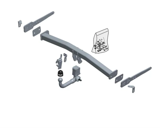 Фаркоп Brink (Thule) для Volkswagen Tiguan II 2016-2022 (вкл. R-Line). Быстросъемный крюк. Артикул 666100