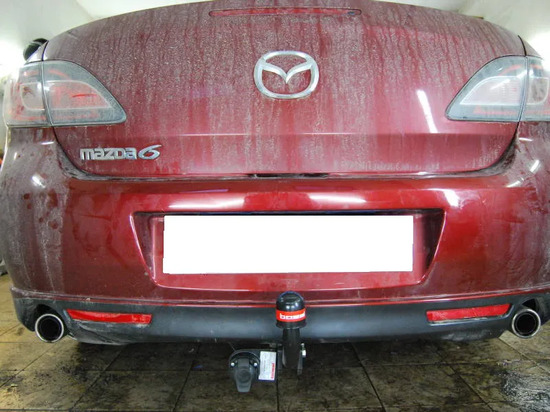 Фаркоп Oris (ранее Bosal) для Mazda 6 II хэтчбек, седан 2008-2012. Артикул 4528-A