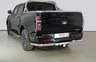 Фаркоп ТСС оцинкованный под американский квадрат для Great Wall Poer 2.0TD 4WD 2021-2022 с накладкой из нержавеющей стали. Артикул TCU00289