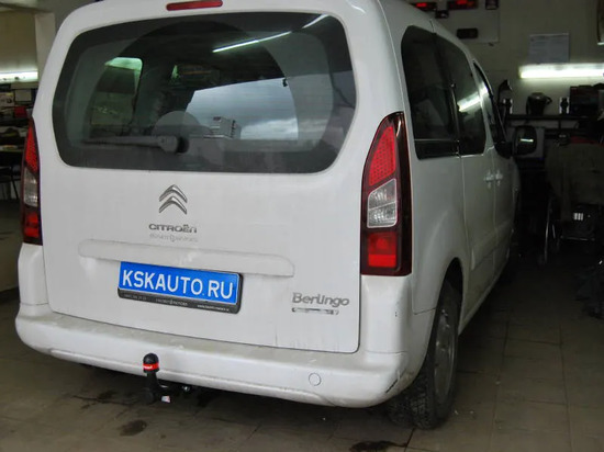 Фаркоп Oris (ранее Bosal) для Peugeot Partner II (Tepee) L1,L2 длина базы 4380/4680 мм 2008-2022. Артикул 2556-A