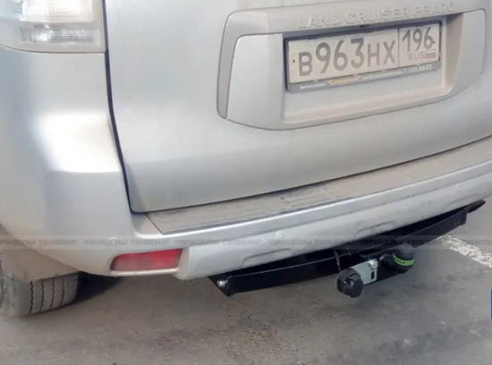 Фаркоп Лидер-Плюс для Lexus GX 470 2003-2009. Фланцевое крепление. Артикул T113-FC