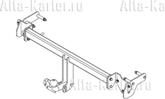 Фаркоп AvtoS для Chevrolet Spark III 2010-2015. Артикул CV 10
