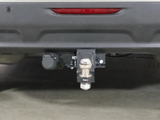 Фаркоп ТСС оцинкованный под американский квадрат для CheryExeed VX 2.0L 4WD 2021-2022. Артикул TCU00297N