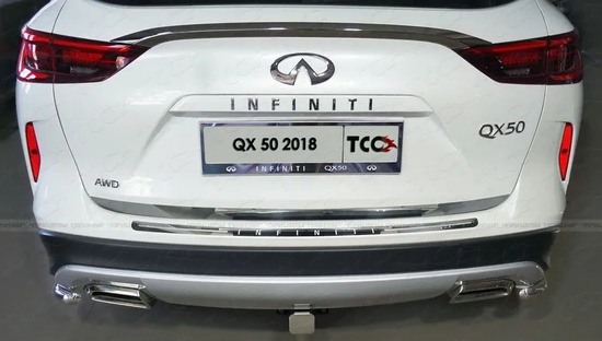 Фаркоп ТСС оцинкованный под американский квадрат для Infiniti QX50 II 2017-2022. Артикул TCU00127