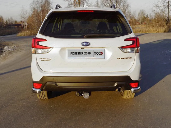 Фаркоп ТСС оцинкованный под американский квадрат для Subaru Forester V (S5) 2018-2022. Артикул TCU00133