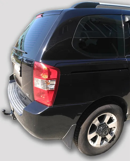 Фаркоп Лидер-Плюс для Kia Carnival II 2006-2014. Фланцевое крепление. Артикул K128-FC