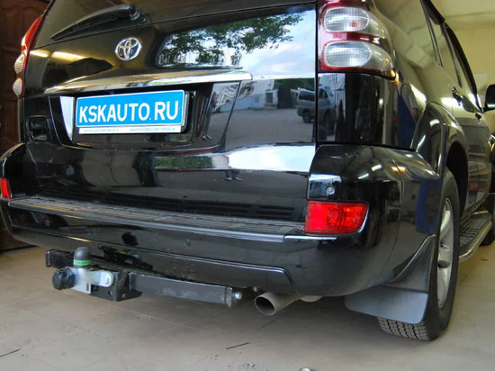 Фаркоп Лидер-Плюс для Lexus GX 470 2003-2009. Фланцевое крепление. Артикул T113-F