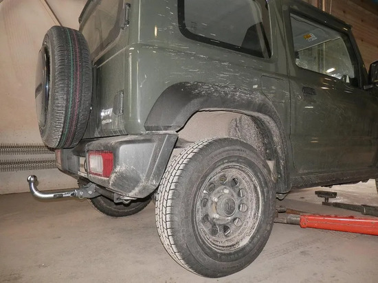 Фаркоп Galia оцинкованный для Suzuki Jimny IV 2018-2022, Быстросъемный крюк. Артикул S137C