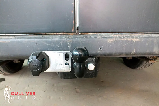 Фаркоп Лидер-Плюс для Peugeot Boxer L2 2006-2022. Фланцевое крепление. Артикул P107-FC