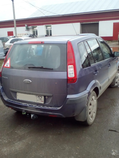 Фаркоп Лидер-Плюс для Ford Fusion II хэтчбек 2002-2012. Артикул F104-A