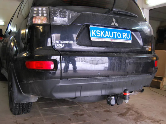 Балка Bosal для фаркопа под квадрат (с шаром типа E) для Mitsubishi Outlander XL 2007-2012. Артикул 4165-E