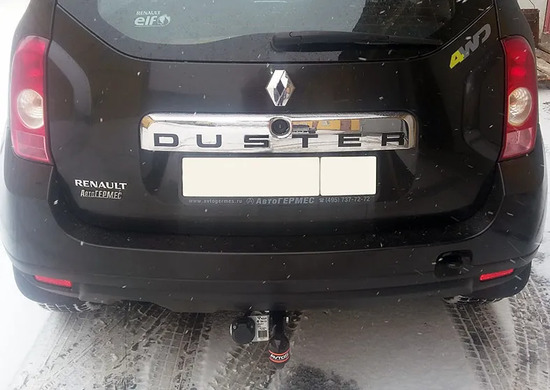 Фаркоп AvtoS для Renault Duster I до рестайлинга 2010-2015. Артикул RN 13