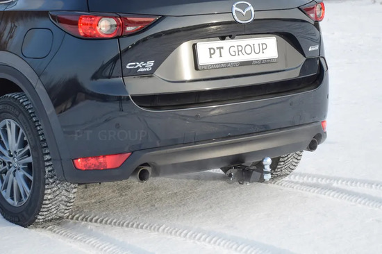 Фаркоп PT Group для Mazda CX-5 I 2011-2017. Быстросъемный крюк. Артикул 23011501