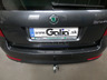 Фаркоп Galia оцинкованный для Skoda Octavia A5 седан, универсал 2004-2013. Быстросъемный крюк. Артикул S086C